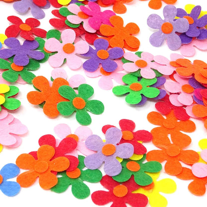 100 Pcs Fabric Flowers for DIY Crafts