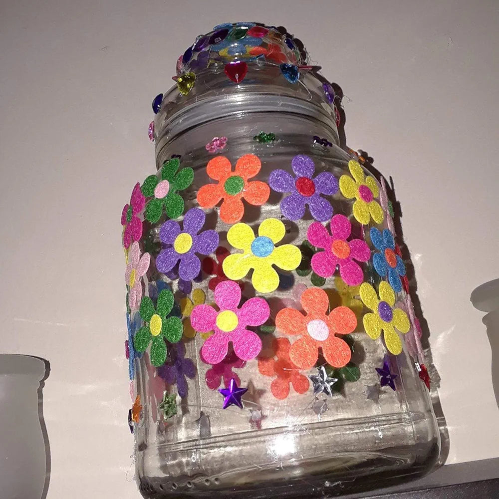 100 Pcs Fabric Flowers for DIY Crafts