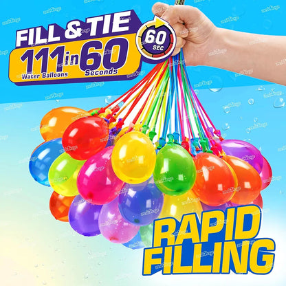 3 Packs of 111 Rapid Fill Water Balloons™ (333 Balloons Total)
