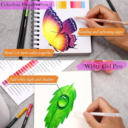 KALOUR Colored Pencils Set of 72 Colors