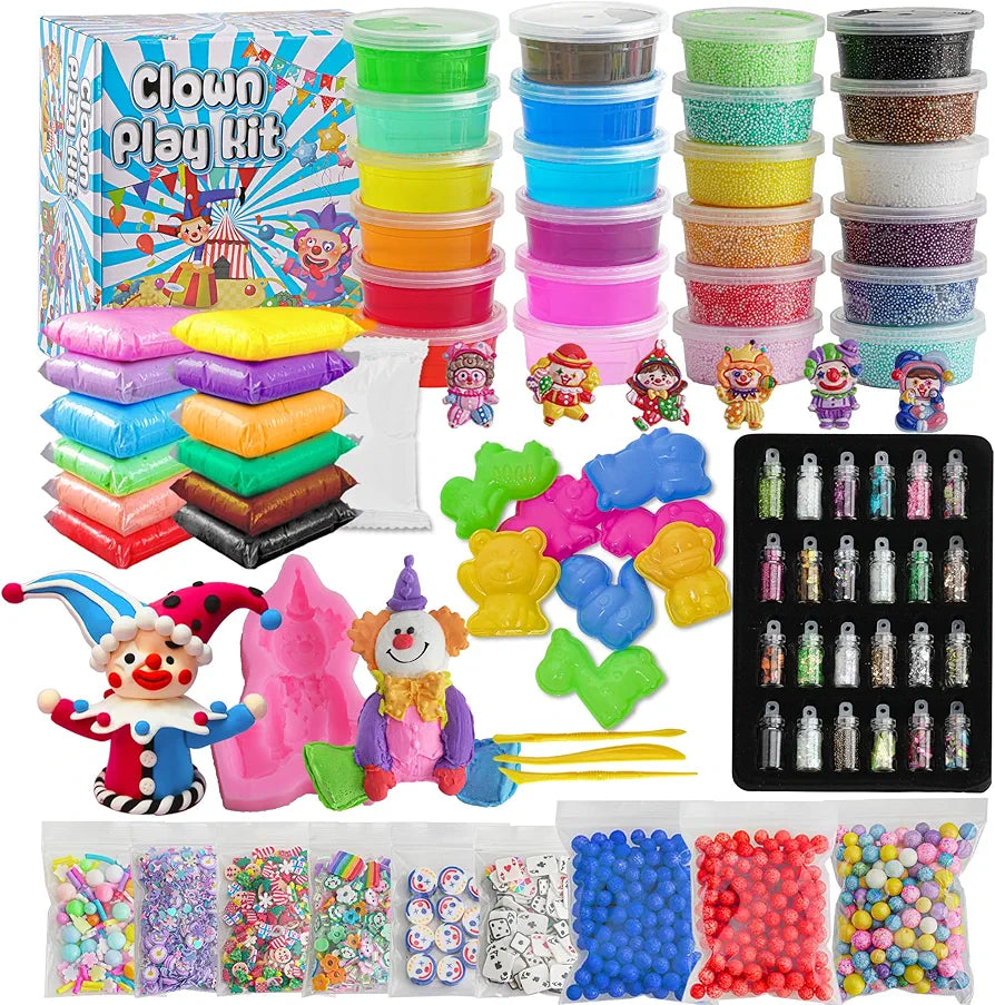 Clown Slime Play Kit (+149 pieces)