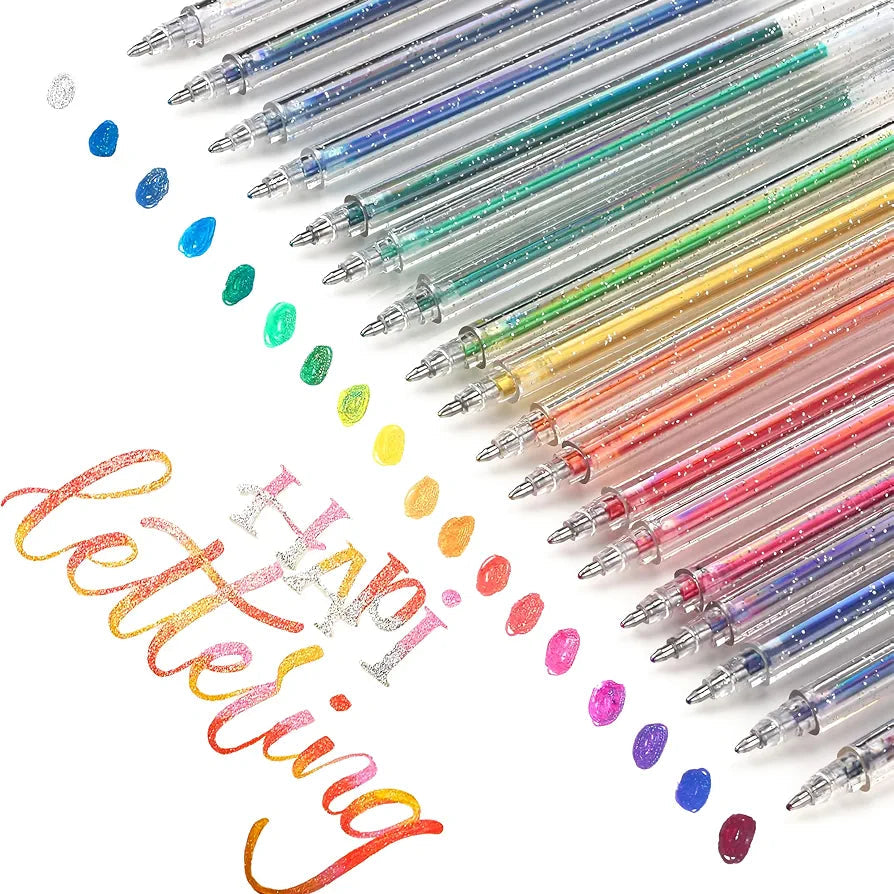 8/12/18 Color Glitter Gel Pens 1.0MM