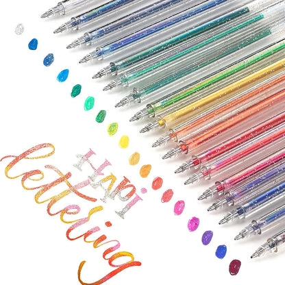 8/12/18 Color Glitter Gel Pens 1.0MM