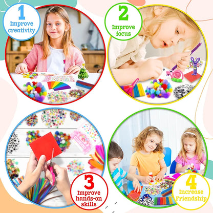 All in One DIY Craft Box Kit Arts and Crafts Supplies
