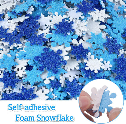 Self-Adhesive Snowflake Foam Stickers