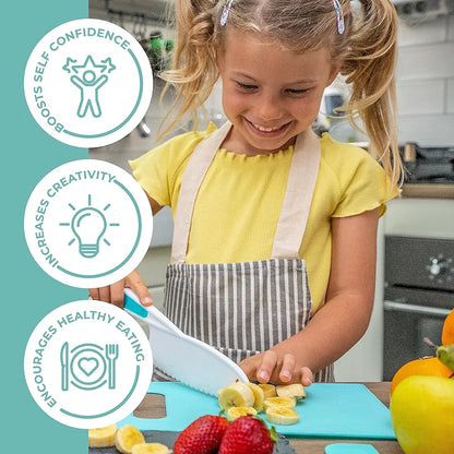 Montessori knife Set for Kids (3 pcs) Make Cooking Fun, Safe & Easy!