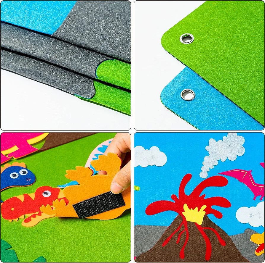 Montessori dino busy board