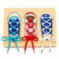 Montessori Shoelace Learning Board Fine Motor Skills & Shoe Tying Practice
