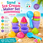 Premium Sand Cupcake & Ice Cream Maker Set | Made in Italy 🇮🇹