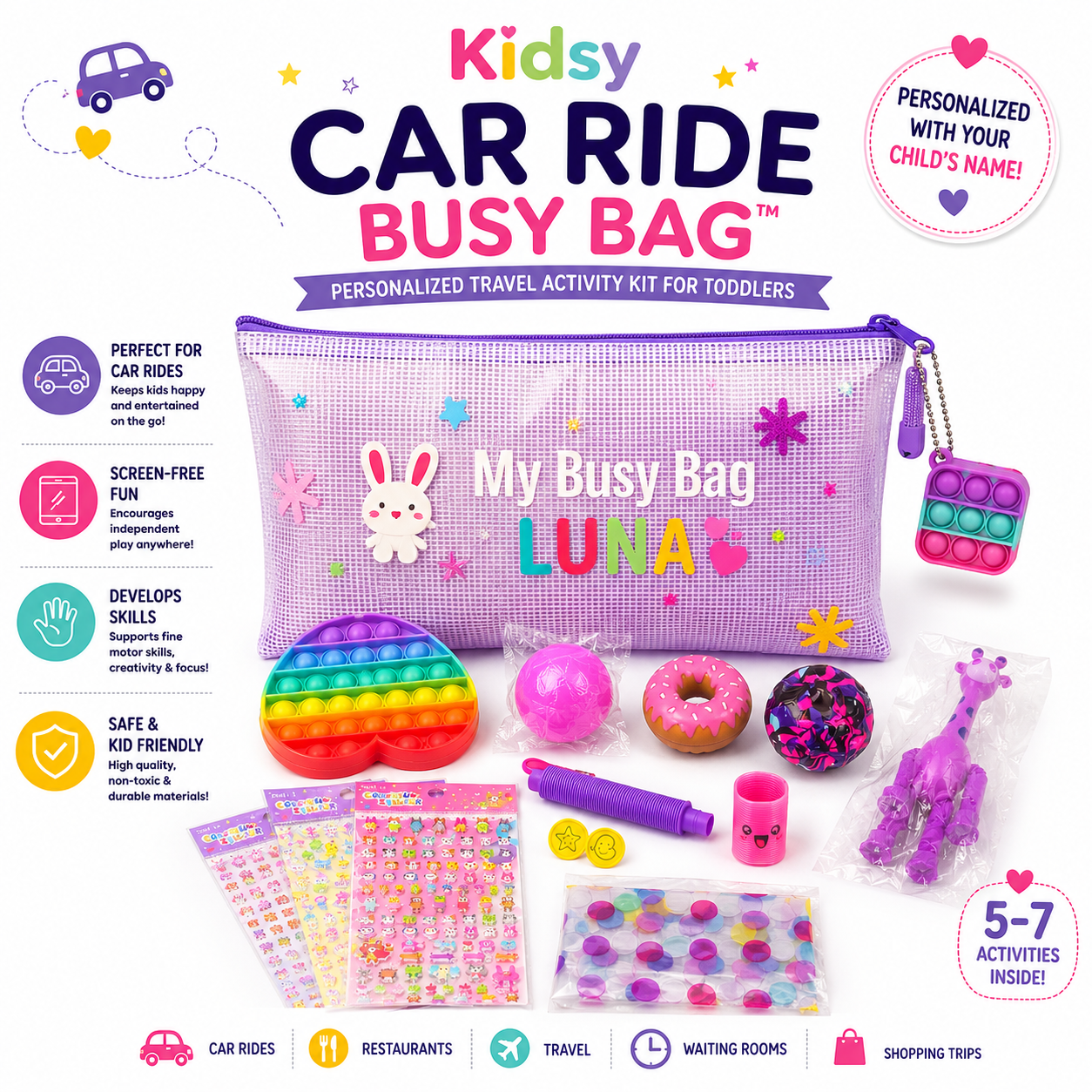 Kidsy Car Ride Busy Bag™