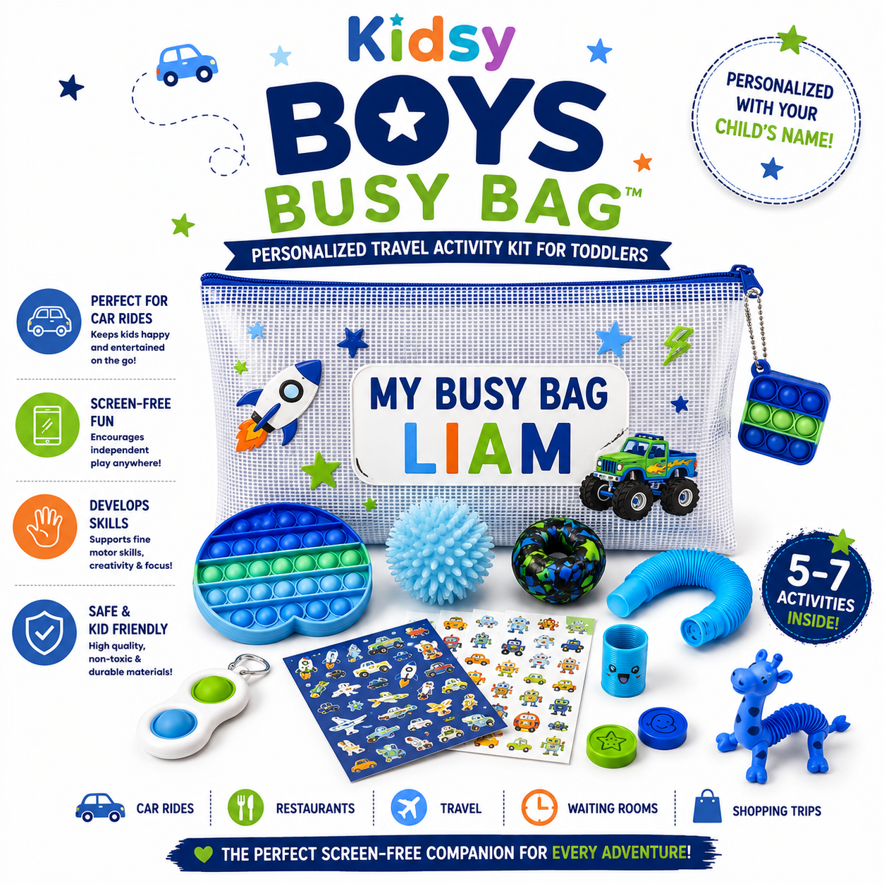 Kidsy Car Ride Busy Bag™