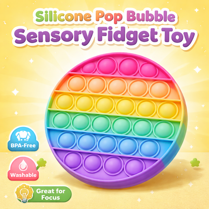 Silicone Pop Bubble Sensory Fidget Toy