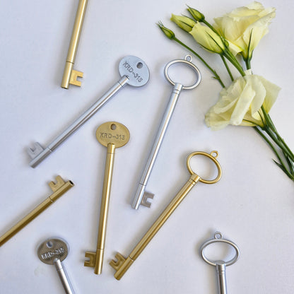 Vintage Key Gel Ink Pens, Cute Novelty Pens