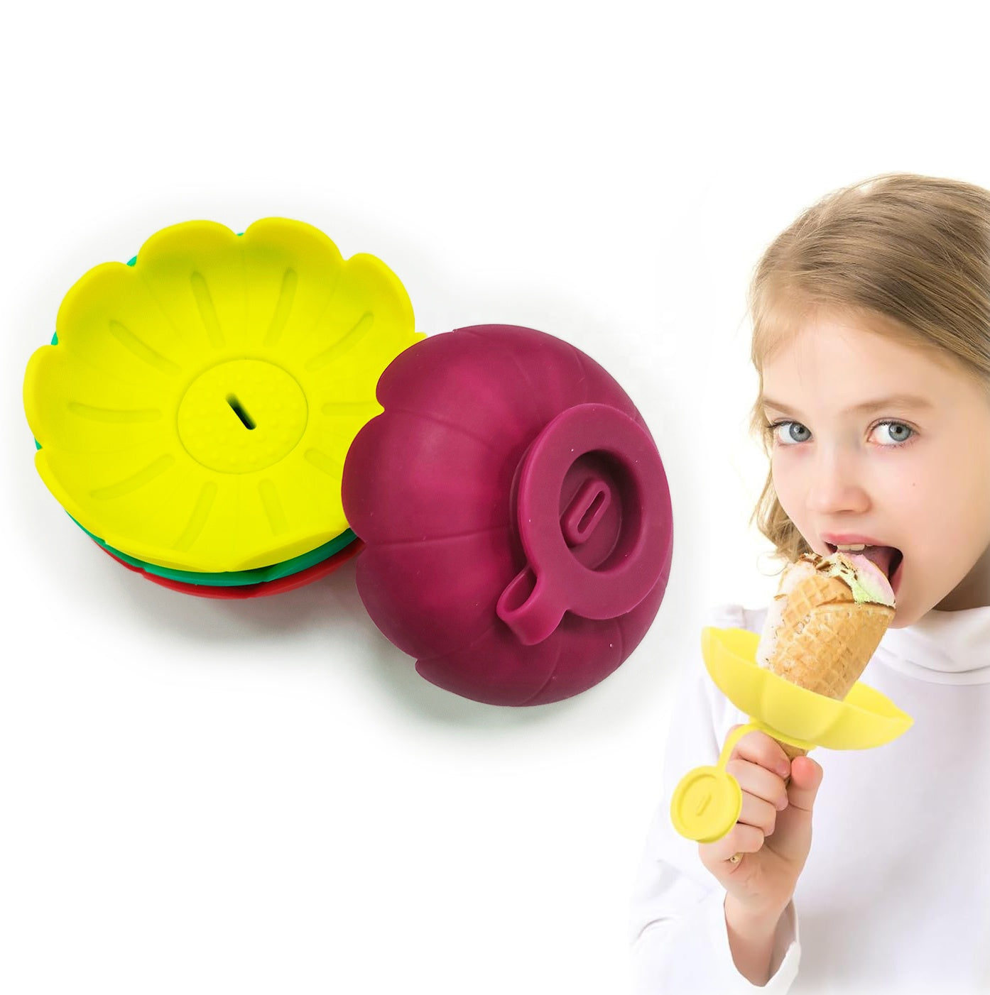 Ice Cream Silicone Popsicle Stick Holder