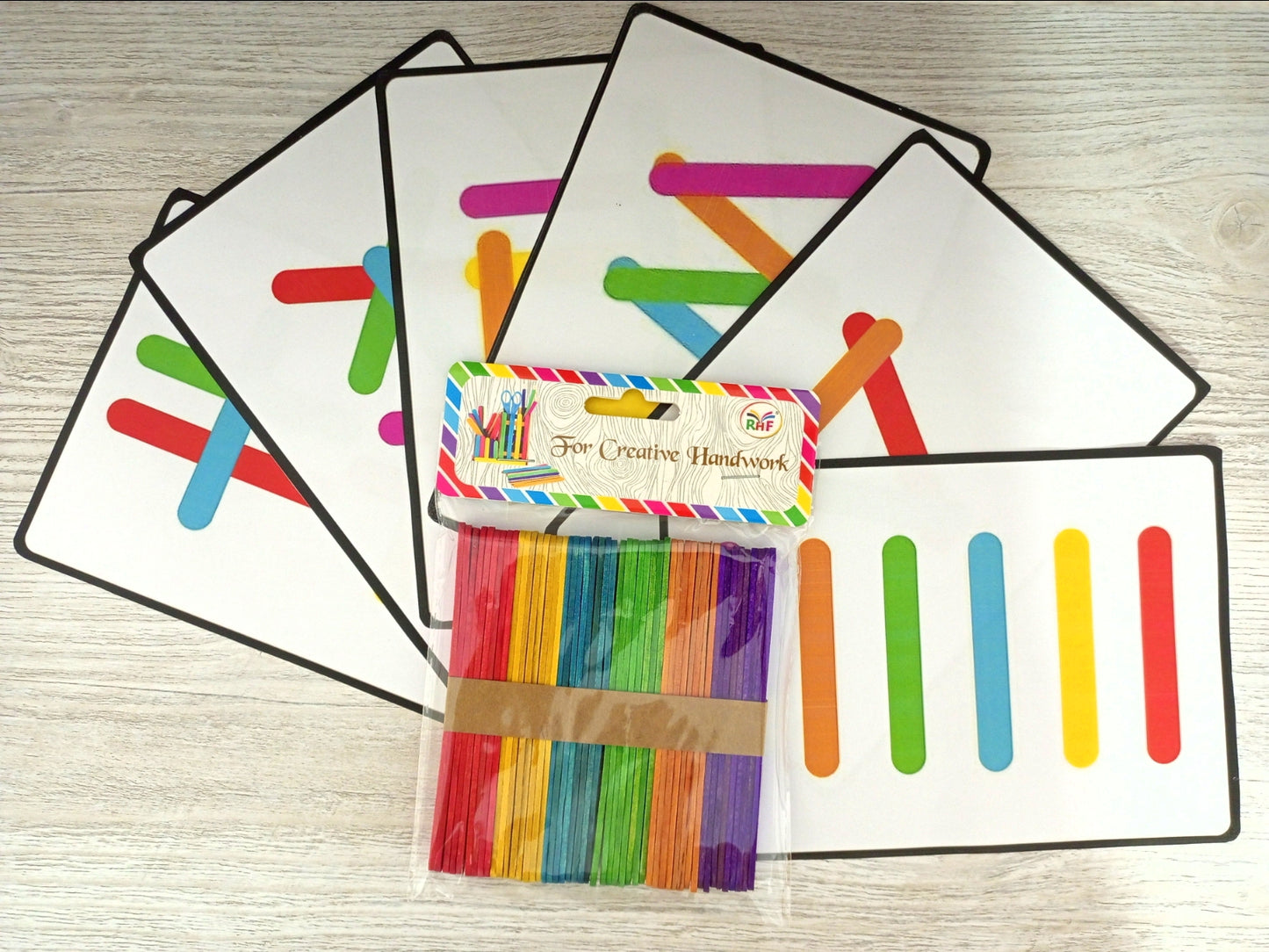 Color & Pattern Stick Pack – Fine Motor Skills
