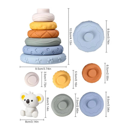 Montessori Stacking Tower from 6 Months