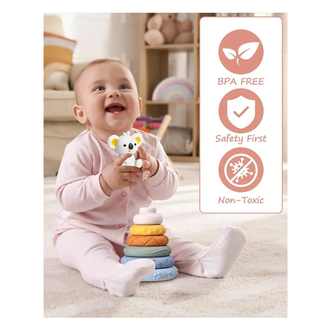 Montessori Stacking Tower from 6 Months