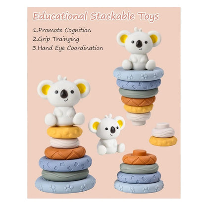 Montessori Stacking Tower from 6 Months