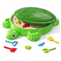 Turtle Sandbox™ – Sensory Play & Beach Toys Set with Lid (38")