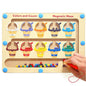 Magnetic Color and Number Maze