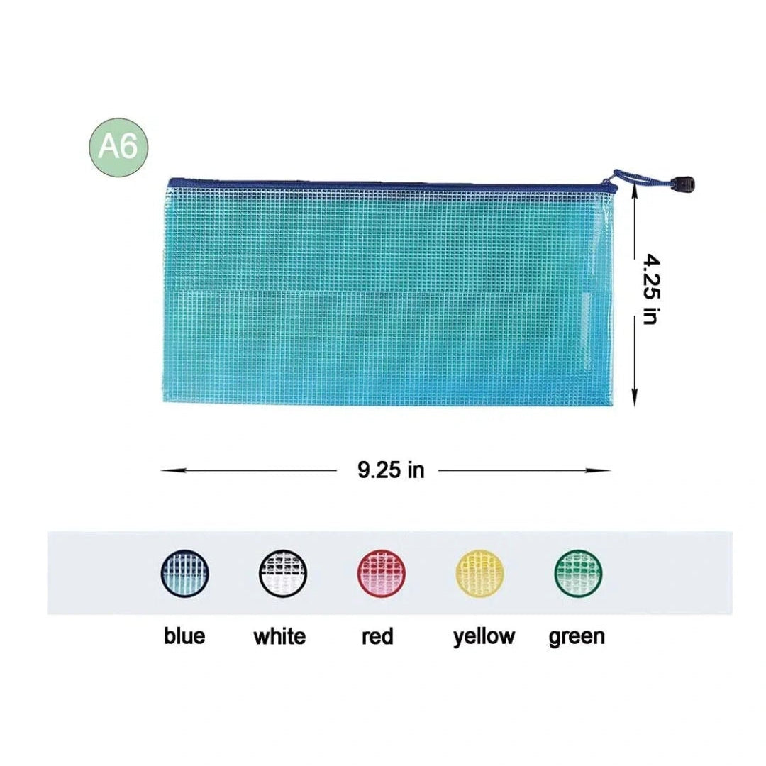 Kidsy Activity Organizer Pouch A6 Mesh Zipper Bag
