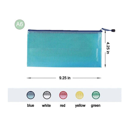 Kidsy Activity Organizer Pouch A6 Mesh Zipper Bag
