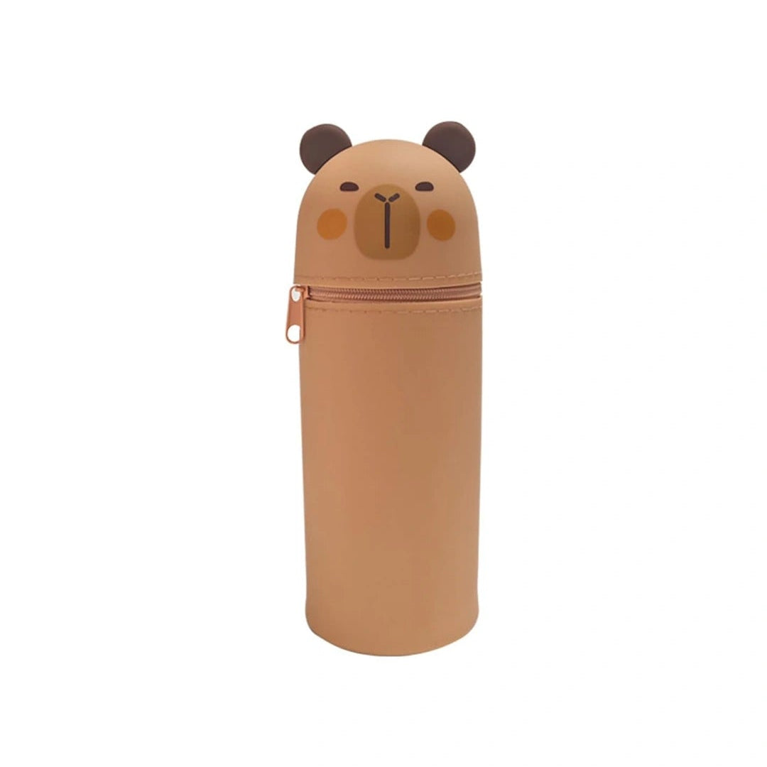 2 in 1 Silicone Capybara Pencil case and Pen Holder