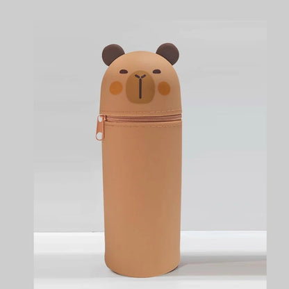 2 in 1 Silicone Capybara Pencil case and Pen Holder