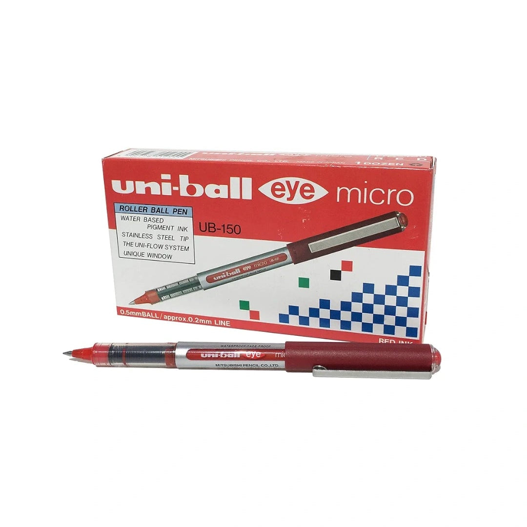 Uni-ball Eye Micro UB-150 (0.5 mm fine tip) Red