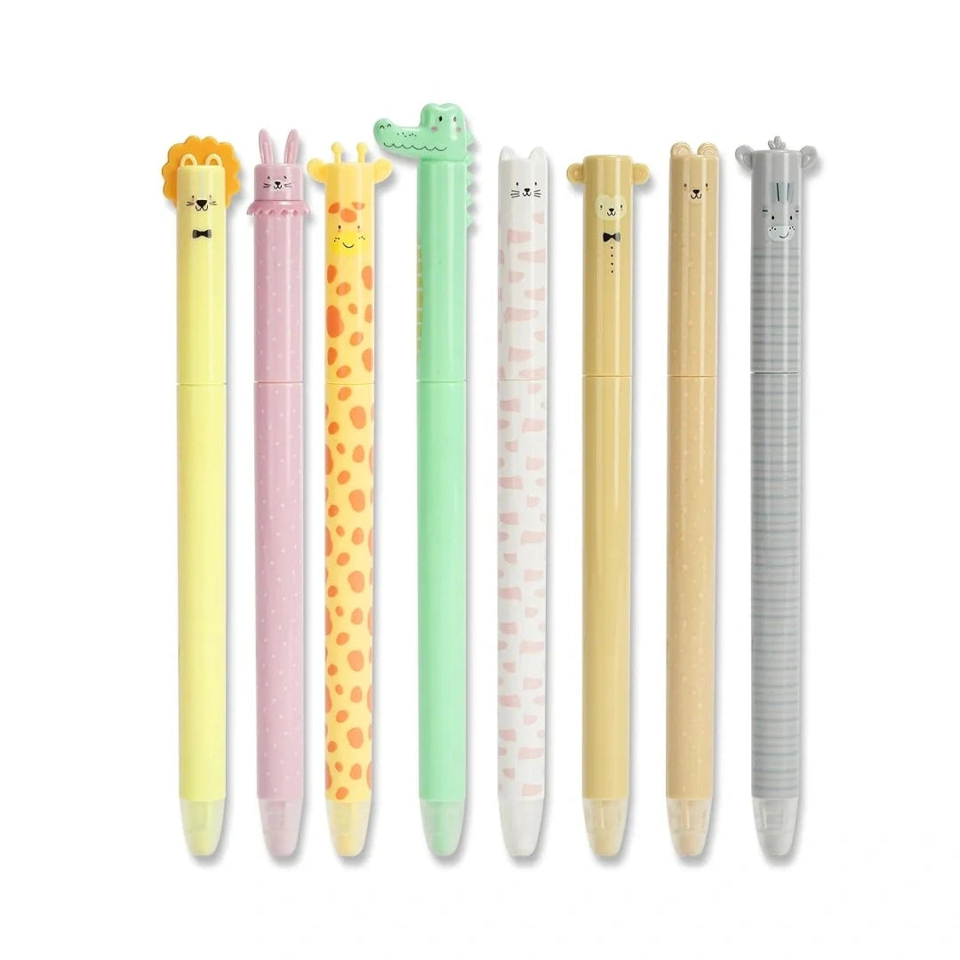 Cute Erasable Gel Pens - Animals