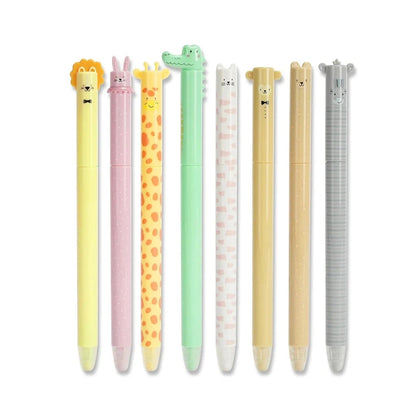 Cute Erasable Gel Pens - Animals