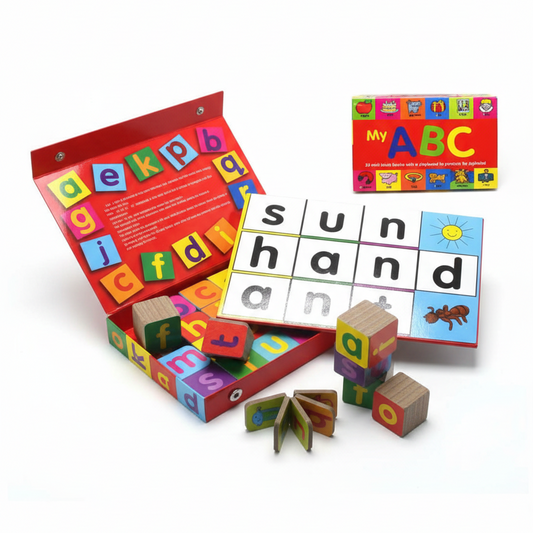 My ABC Case Bumper - 24 Mini Block Books with Play Board to practice the alphabet. Epic Seasonal Value!