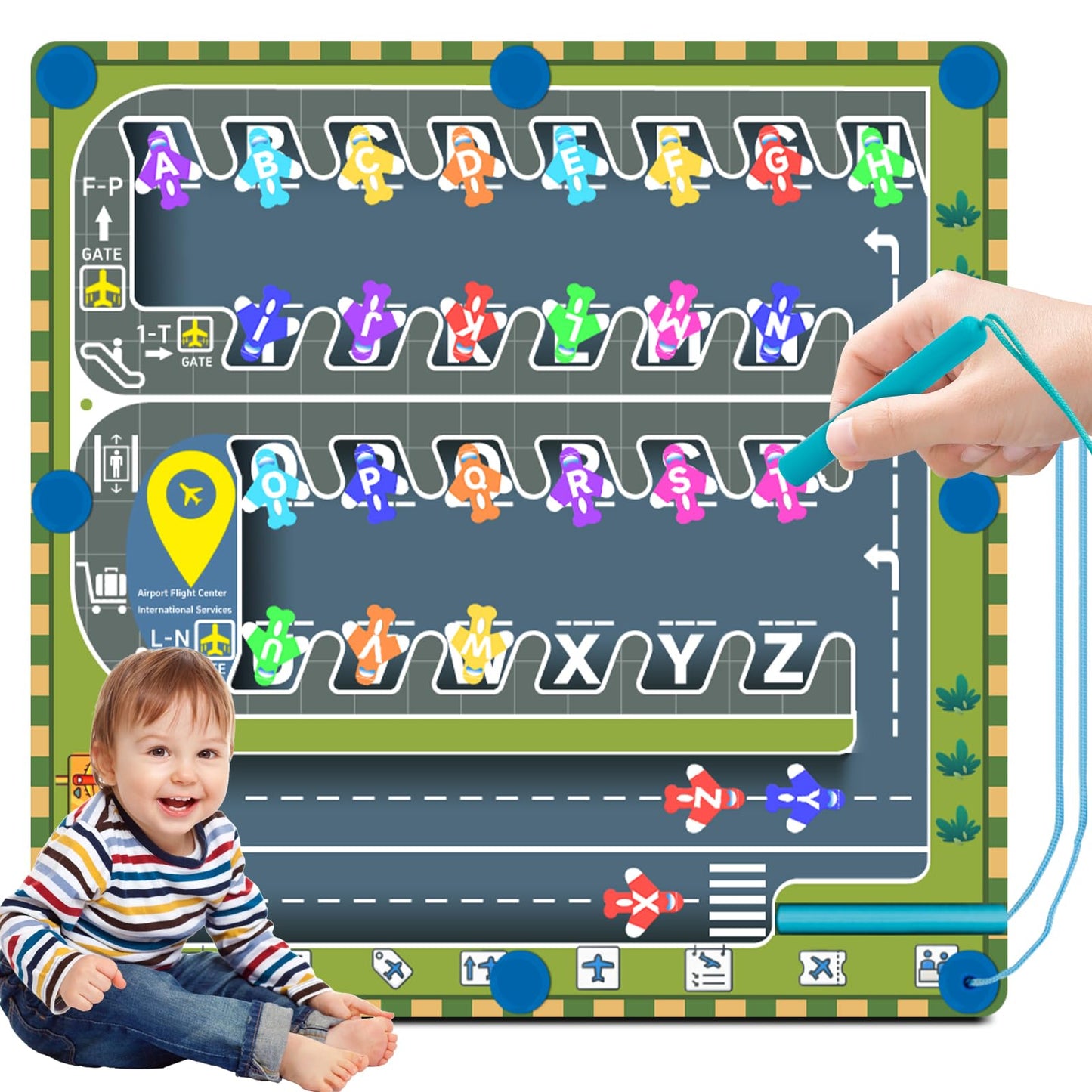 Montessori Airport Alphabetical Maze