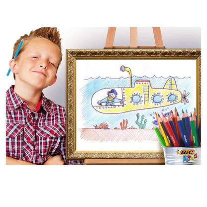 Bic Kids Evolution ECOlutions Colouring Pencils - Metal Box of 18