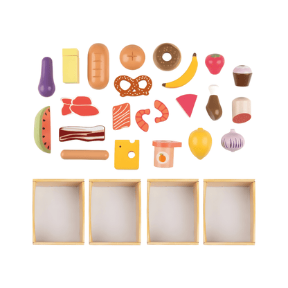 Wooden Play Food Set (29 pieces)