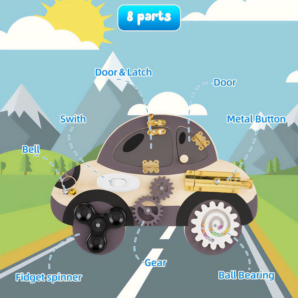 Montessori Unlocking Car Busy Board