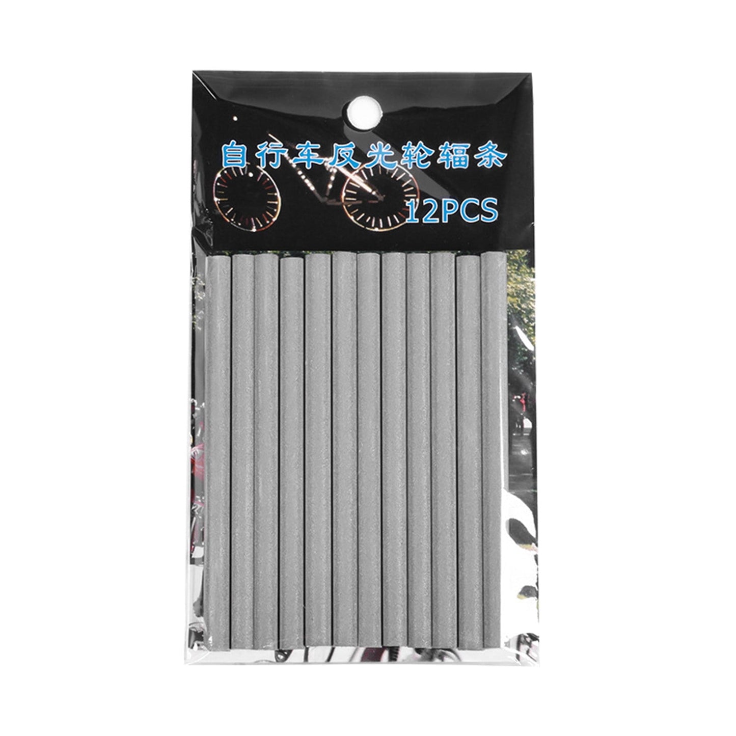 12-Piece Bike Wheel Reflector clips Night Safety Spoke Covers