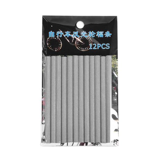 12-Piece Bike Wheel Reflector clips Night Safety Spoke Covers