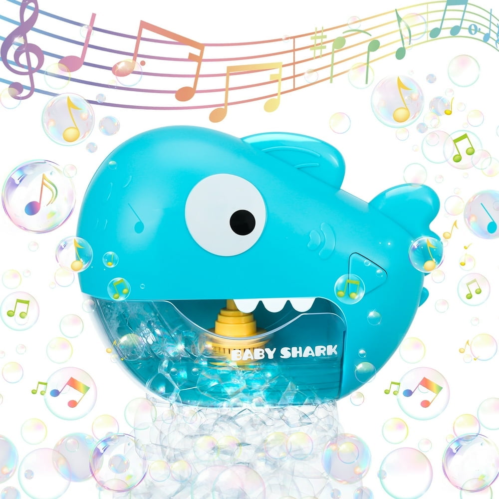 Baby Shark Bath Soap Bubble Machine with music (1000 Bubbles per min)