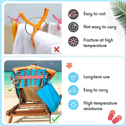 Large Towel Bands for Beach Chairs