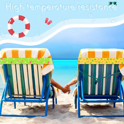 Large Towel Bands for Beach Chairs