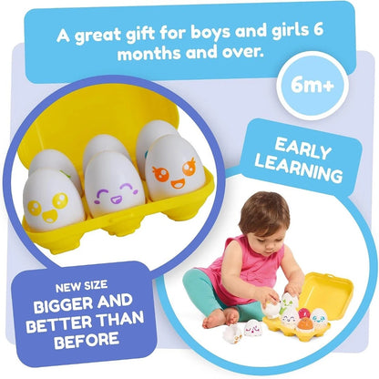 Hide and Squeak Eggs Baby Sensory Toy