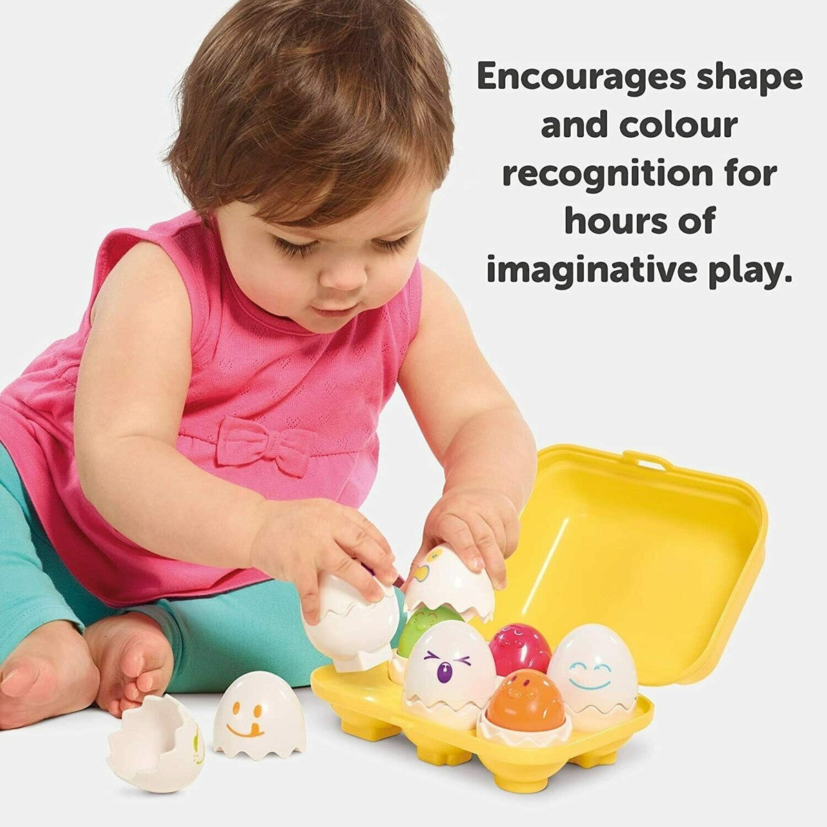 Hide and Squeak Eggs Baby Sensory Toy