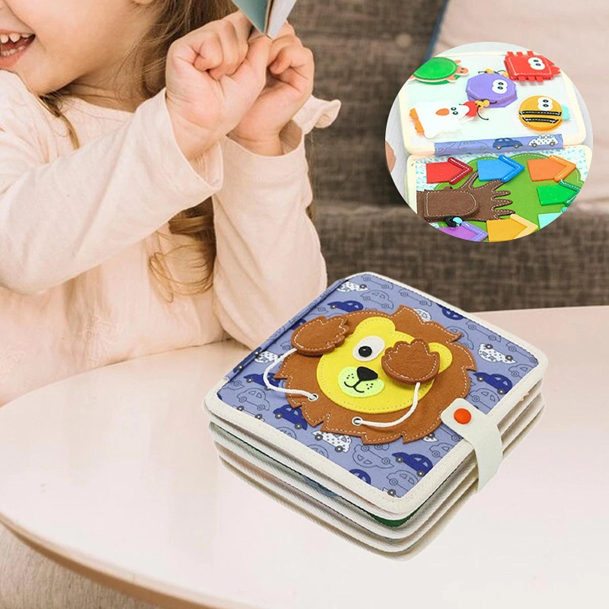 Montessori toddler busy book
