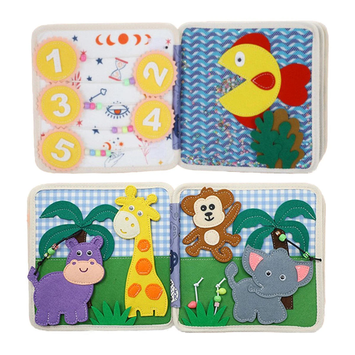 Montessori toddler busy book