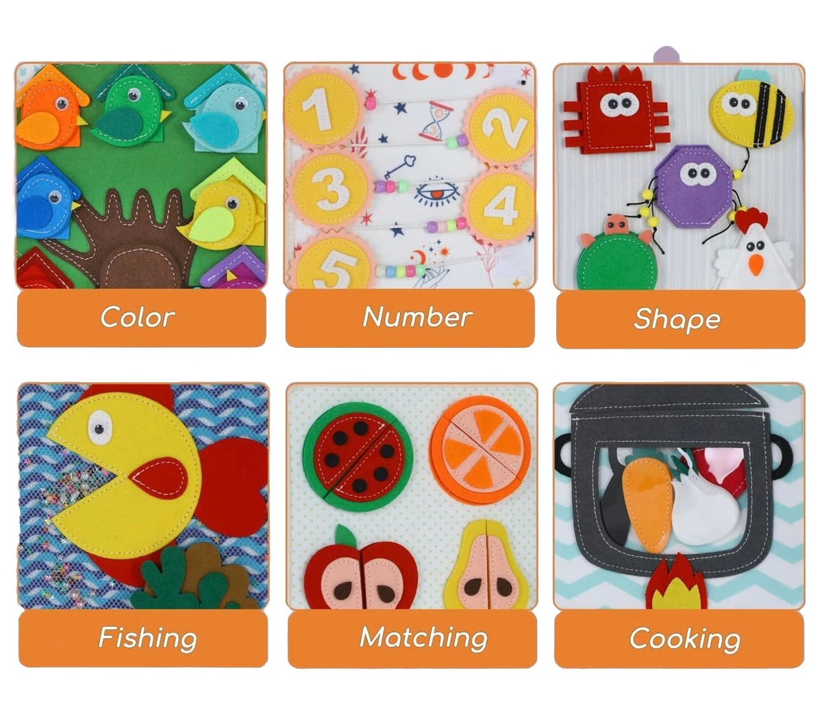 Montessori toddler busy book